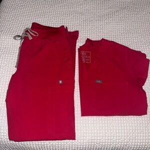 Figs Red Women's Pants & Jumpsuit Trousers